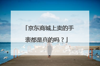 京东商城上卖的手表都是真的吗?