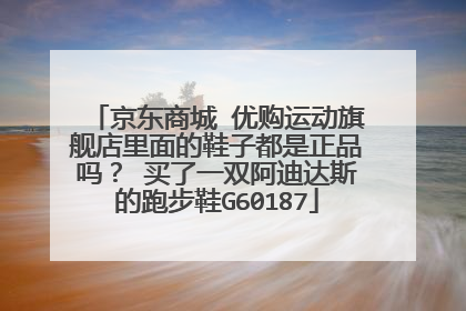 京东商城 优购运动旗舰店里面的鞋子都是正品吗? 买了一双阿迪达斯的跑步鞋G60187
