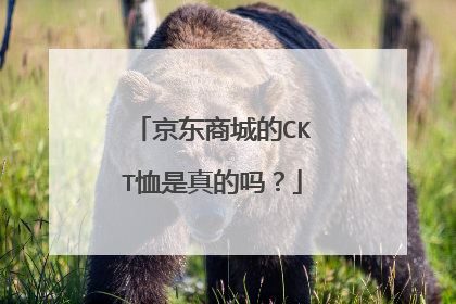 京东商城的CKT恤是真的吗?