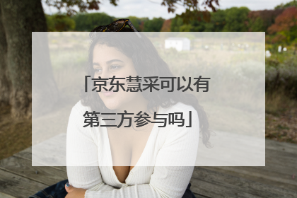 京东慧采可以有第三方参与吗