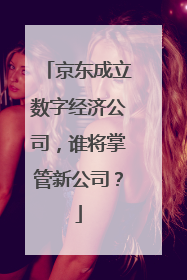 京东成立数字经济公司,谁将掌管新公司?