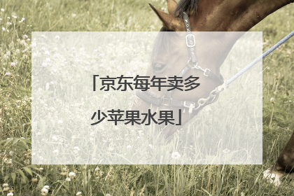京东每年卖多少苹果水果