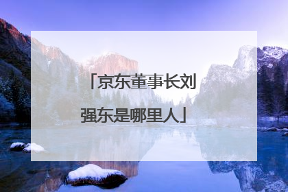 京东董事长刘强东是哪里人