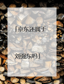 京东还属于刘强东吗