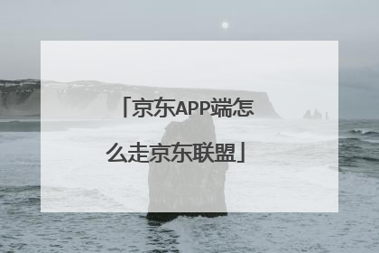 京东APP端怎么走京东联盟