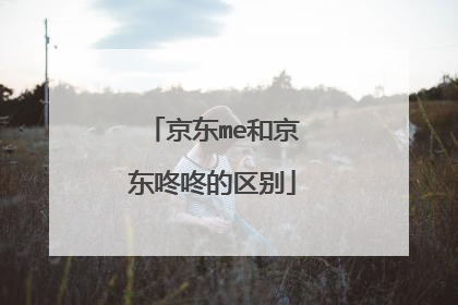 京东me和京东咚咚的区别