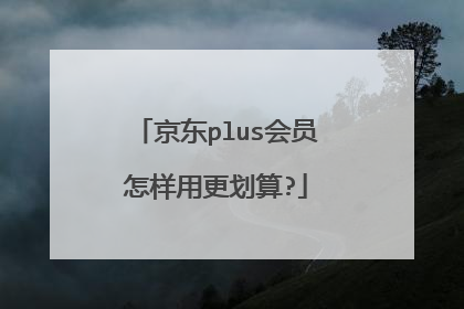 京东plus会员怎样用更划算?