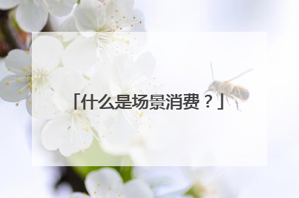 什么是场景消费？