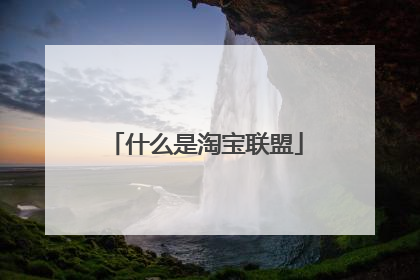 什么是淘宝联盟