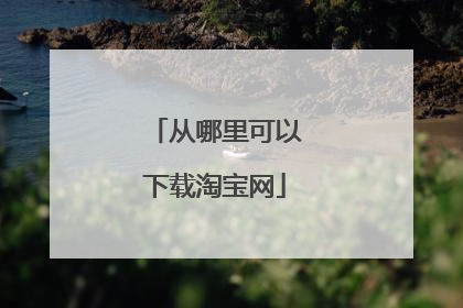 从哪里可以下载淘宝网