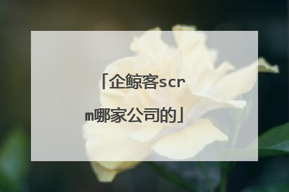 企鲸客scrm哪家公司的