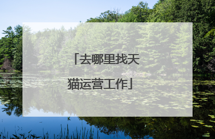 去哪里找天猫运营工作