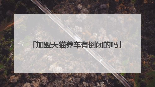 加盟天猫养车有倒闭的吗