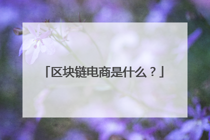 区块链电商是什么?
