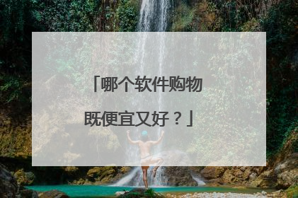 哪个软件购物既便宜又好?