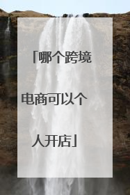 哪个跨境电商可以个人开店
