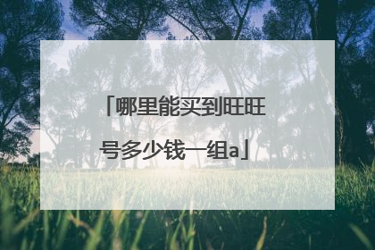 哪里能买到旺旺号多少钱一组a