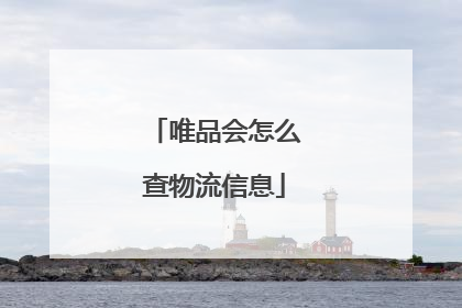 唯品会怎么查物流信息