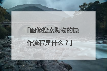 图像搜索购物的操作流程是什么?