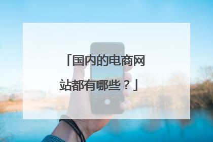 国内的电商网站都有哪些？