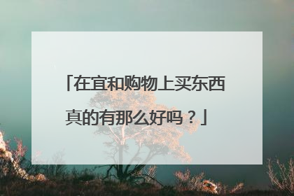 在宜和购物上买东西真的有那么好吗？