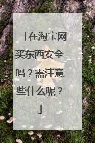在淘宝网买东西安全吗?需注意些什么呢?