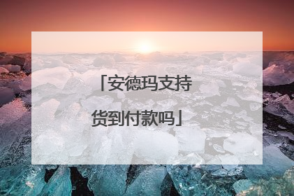 安德玛支持货到付款吗