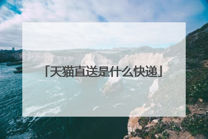 天猫直送是什么快递