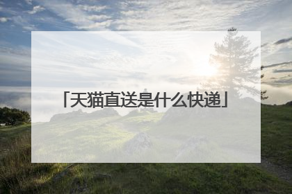 天猫直送是什么快递