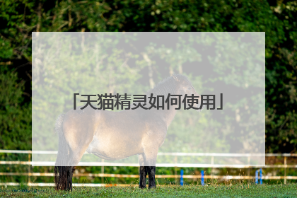 天猫精灵如何使用