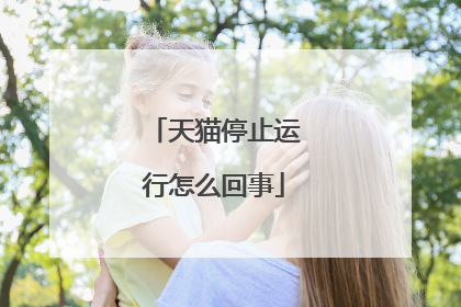 天猫停止运行怎么回事