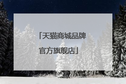 天猫商城品牌官方旗舰店