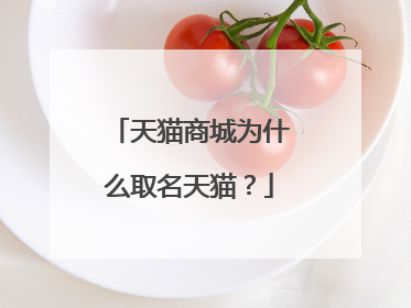 天猫商城为什么取名天猫?