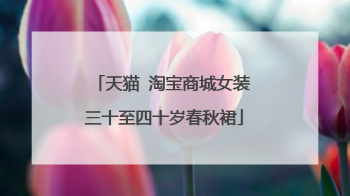 天猫 淘宝商城女装三十至四十岁春秋裙