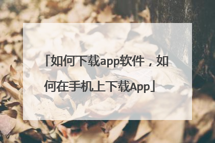 如何下载app软件,如何在手机上下载App
