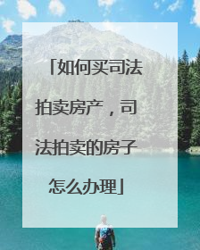 如何买司法拍卖房产,司法拍卖的房子怎么办理