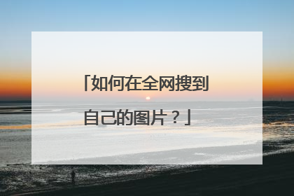 如何在全网搜到自己的图片?