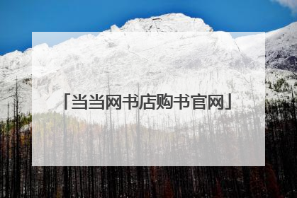 当当网书店购书官网