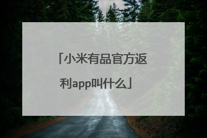 小米有品官方返利app叫什么