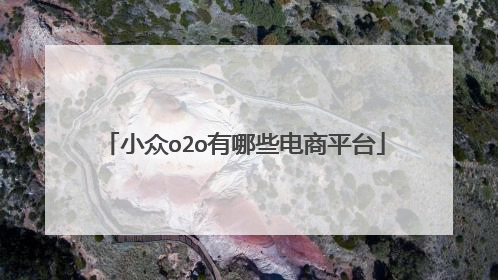 小众o2o有哪些电商平台