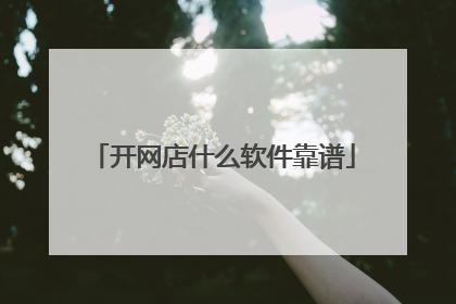 开网店什么软件靠谱