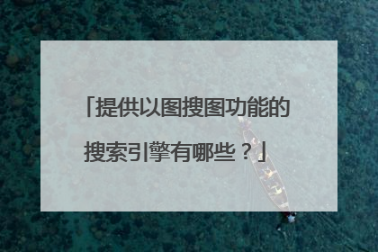 提供以图搜图功能的搜索引擎有哪些?
