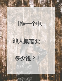 换一个电池大概需要多少钱?