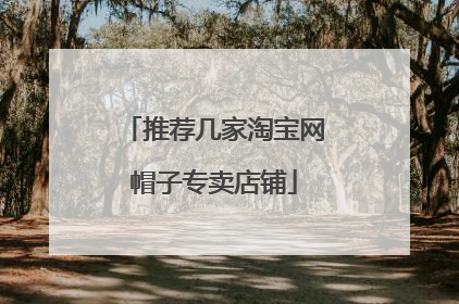 推荐几家淘宝网帽子专卖店铺