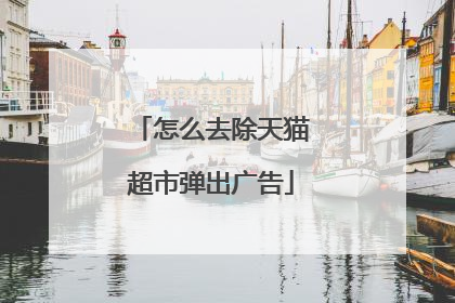 怎么去除天猫超市弹出广告