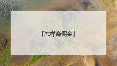 怎样赚佣金