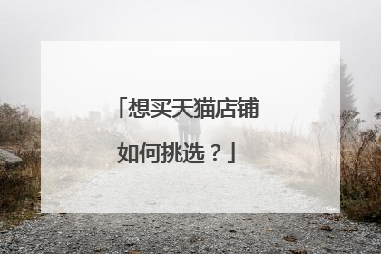 想买天猫店铺如何挑选?