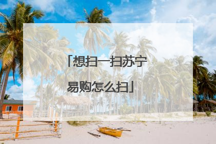 想扫一扫苏宁易购怎么扫