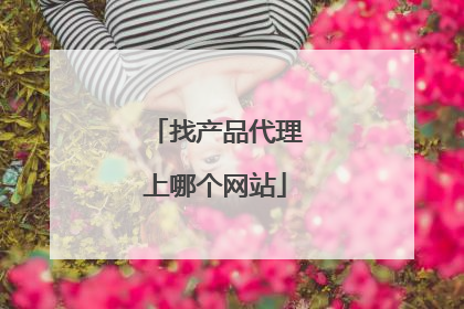 找产品代理上哪个网站