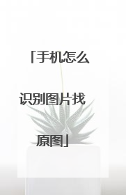 手机怎么识别图片找原图
